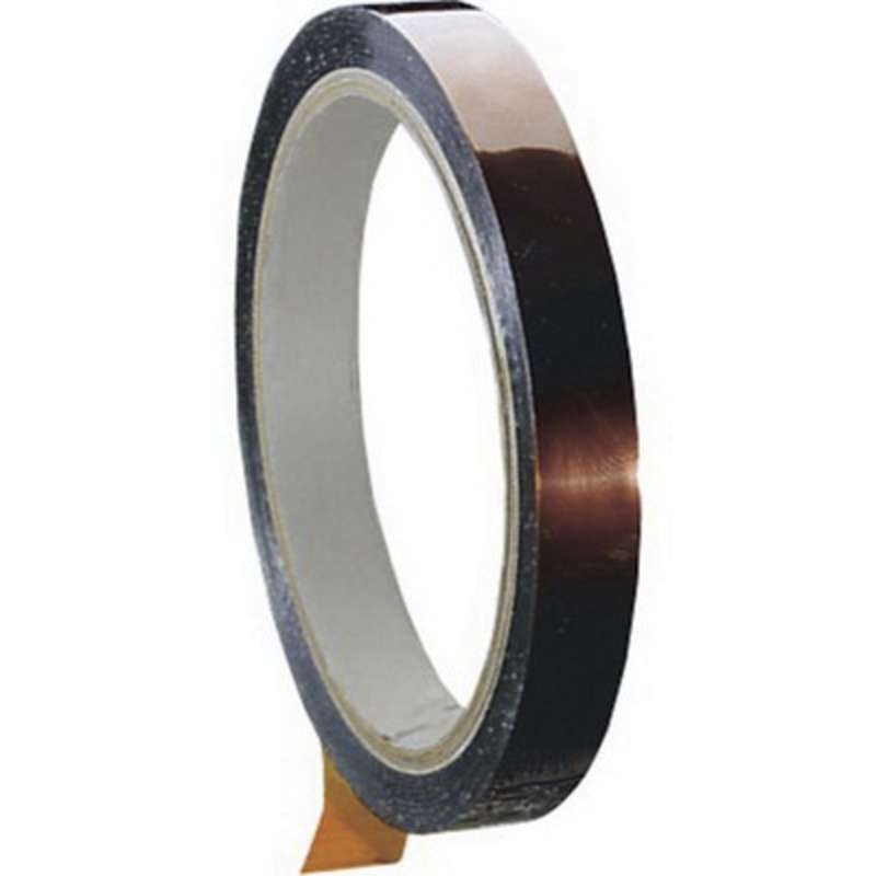 Kapton® T-805 High Temperature Masking Disc Tape, 1/2 in x 36 yds x 2 mil, 1EA